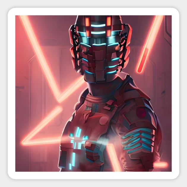 Dead Space Isaac Clarke Magnet by animegirlnft